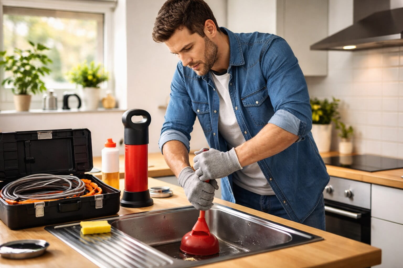 DIY Rohrreinigung – Komplett-Guide für verstopfte Abflüsse