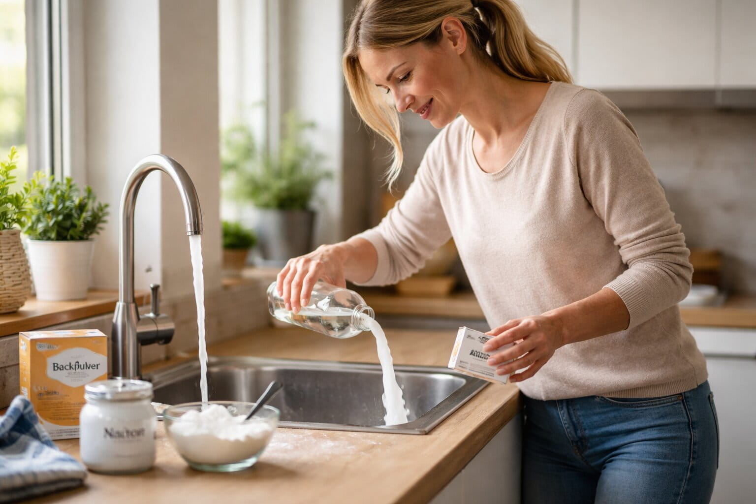 Hausmittel gegen verstopfte Rohre