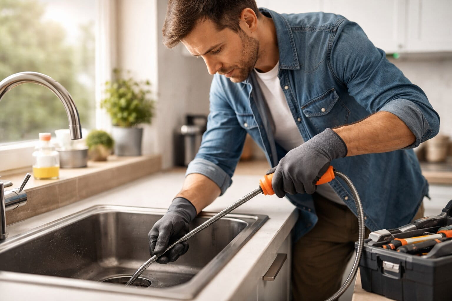 Rohrreinigung mit Spirale – Schritt-für-Schritt-Anleitung