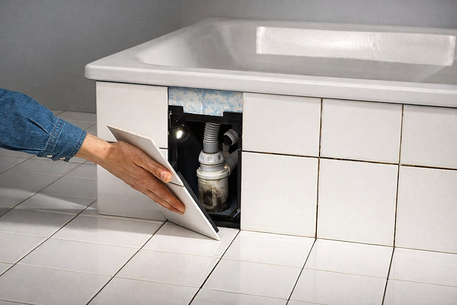 Verstopfter Abfluss in Dusche & Badewanne